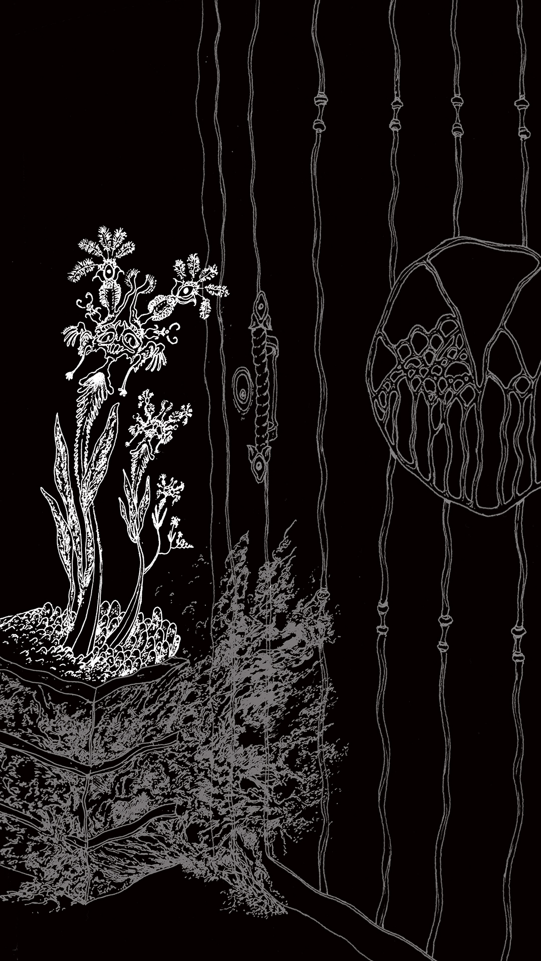 a page from FANA, original comic series, hand drawn illustration, ink on paper, 2d art, autobiography, FANA, rrfana, rr, Rita Rahimi, Ramin Rahimi,  کتاب مصور فنا ، ریتا رحیمی ، رامین رحیمی 
