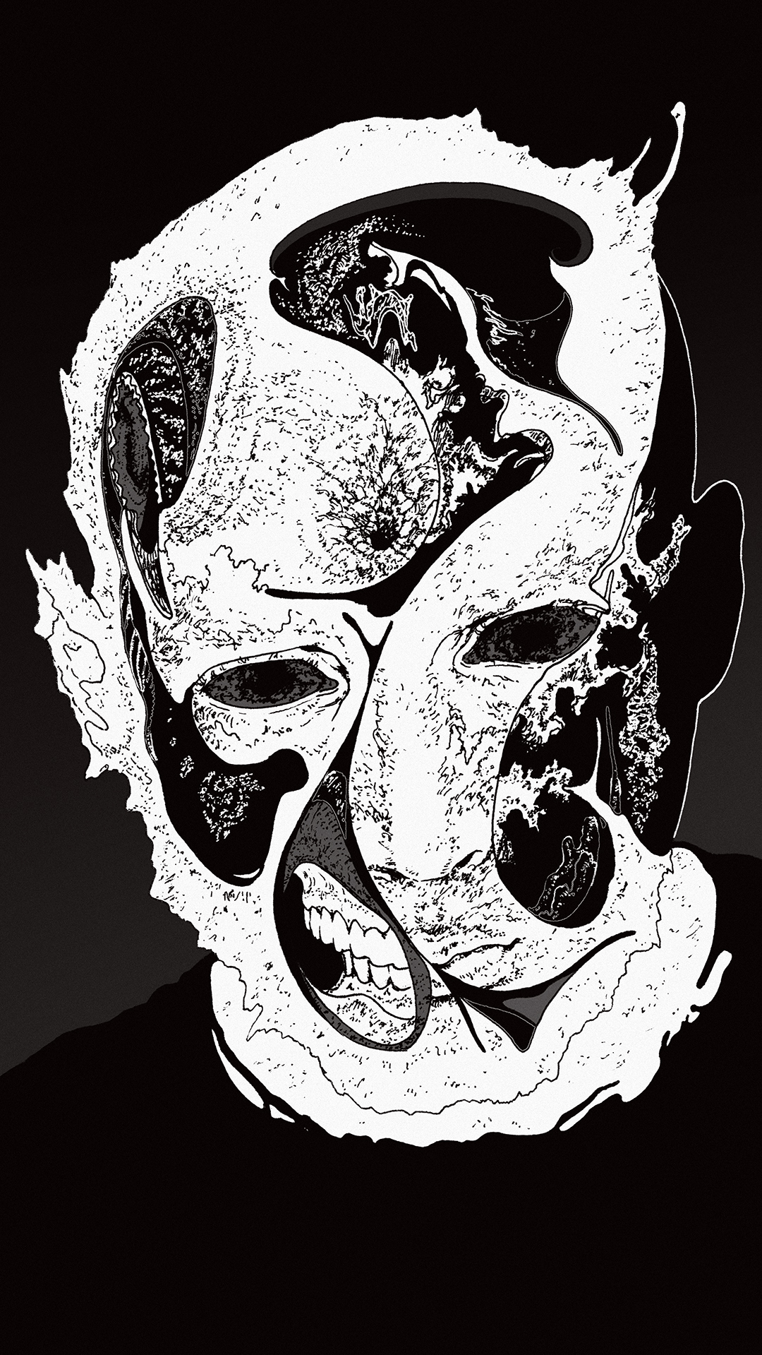 a page from FANA, original comic series, hand drawn illustration, ink on paper, 2d art, autobiography, FANA, rrfana, rr, Rita Rahimi, Ramin Rahimi,  کتاب مصور فنا ، ریتا رحیمی ، رامین رحیمی 
