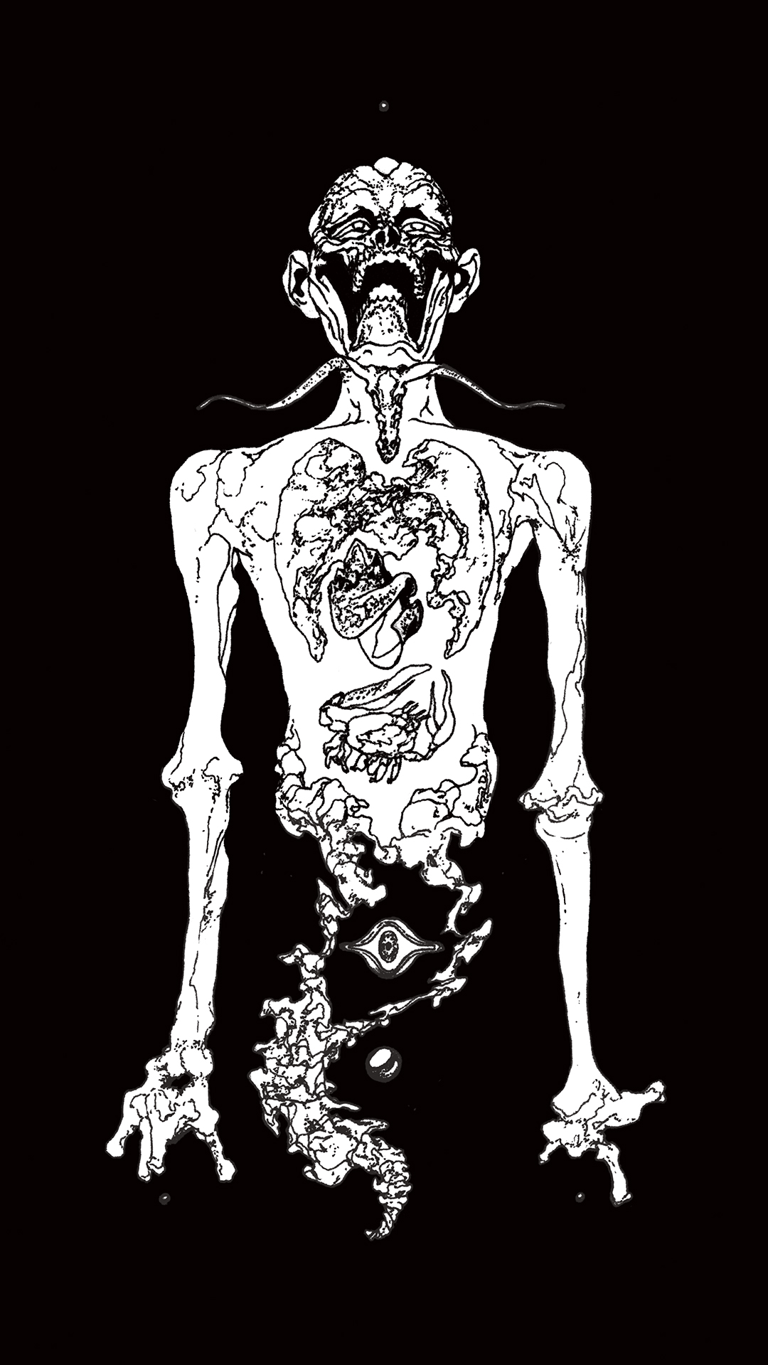 a page from FANA, original comic series, hand drawn illustration, ink on paper, 2d art, autobiography, FANA, rrfana, rr, Rita Rahimi, Ramin Rahimi,  کتاب مصور فنا ، ریتا رحیمی ، رامین رحیمی 
