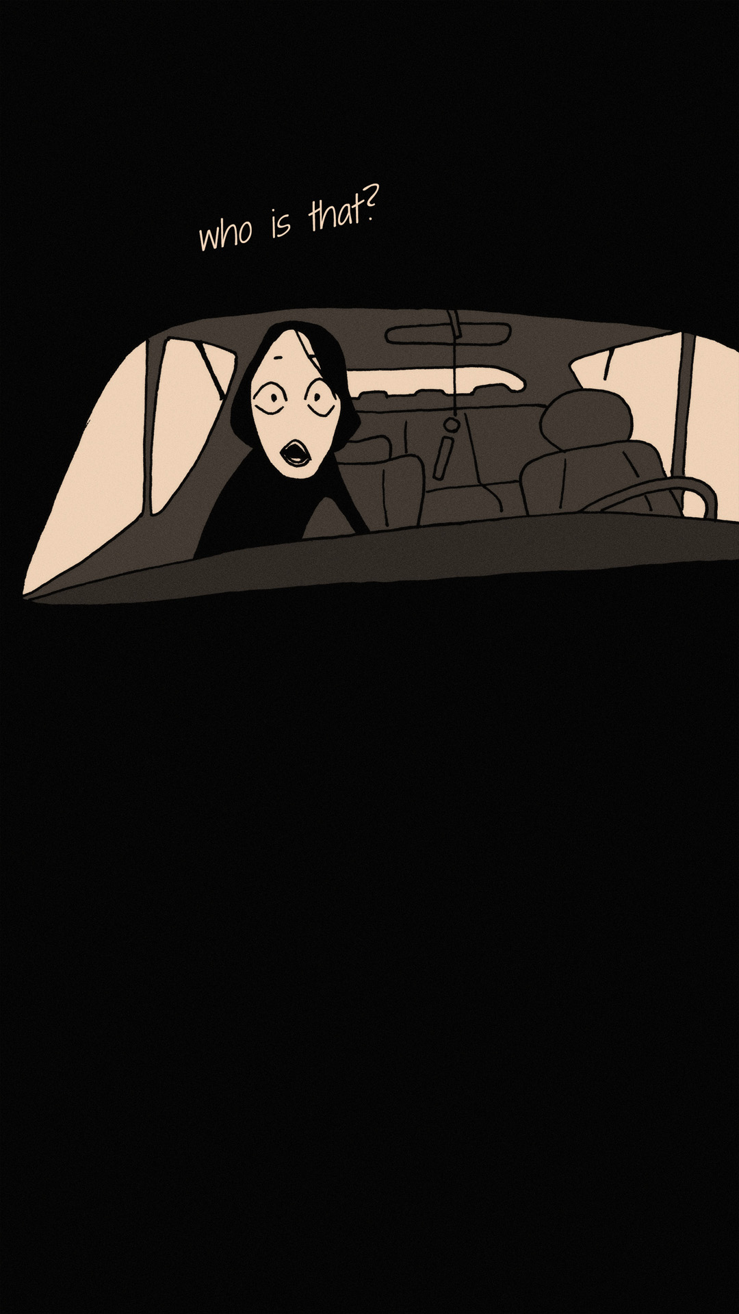 a page from FANA, original comic series, hand drawn illustration, ink on paper, 2d art, autobiography, FANA, rrfana, rr, Rita Rahimi, Ramin Rahimi,  کتاب مصور فنا ، ریتا رحیمی ، رامین رحیمی 
