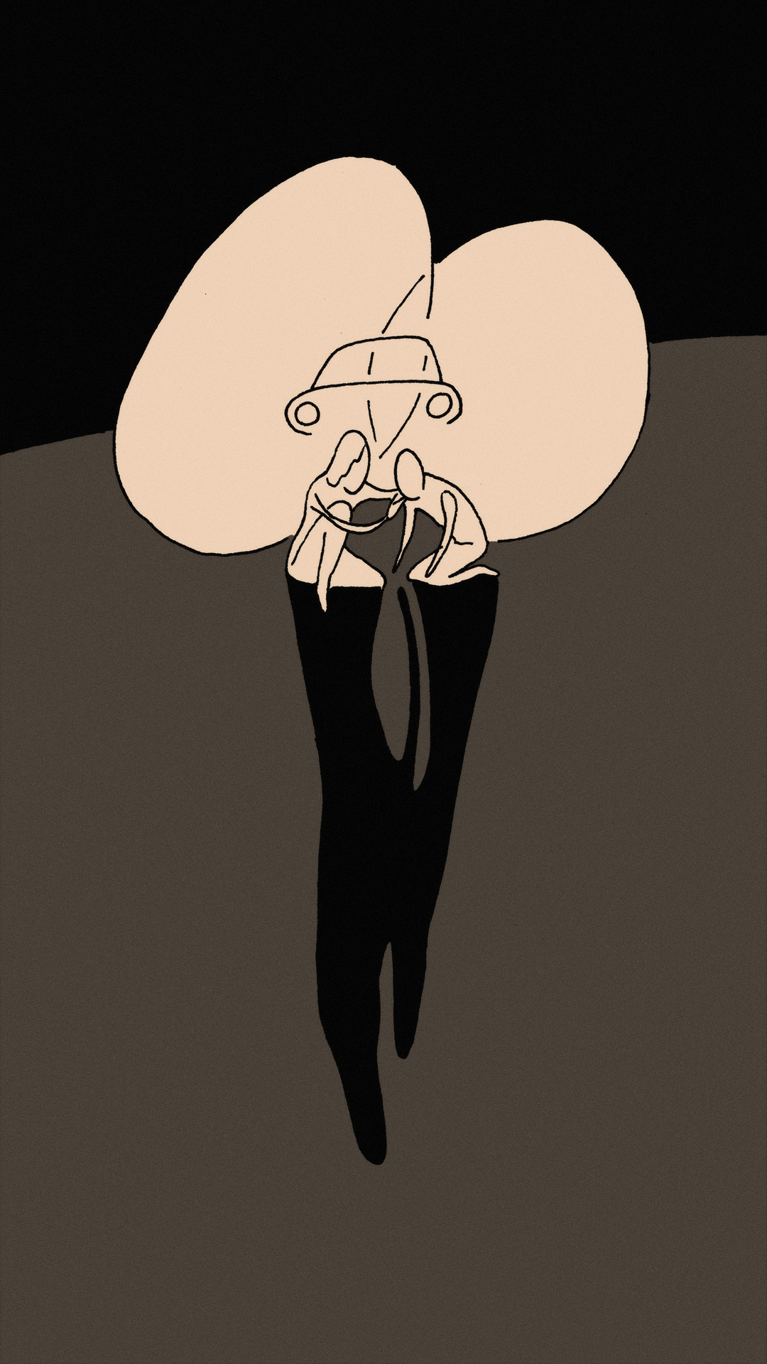 a page from FANA, original comic series, hand drawn illustration, ink on paper, 2d art, autobiography, FANA, rrfana, rr, Rita Rahimi, Ramin Rahimi,  کتاب مصور فنا ، ریتا رحیمی ، رامین رحیمی 
