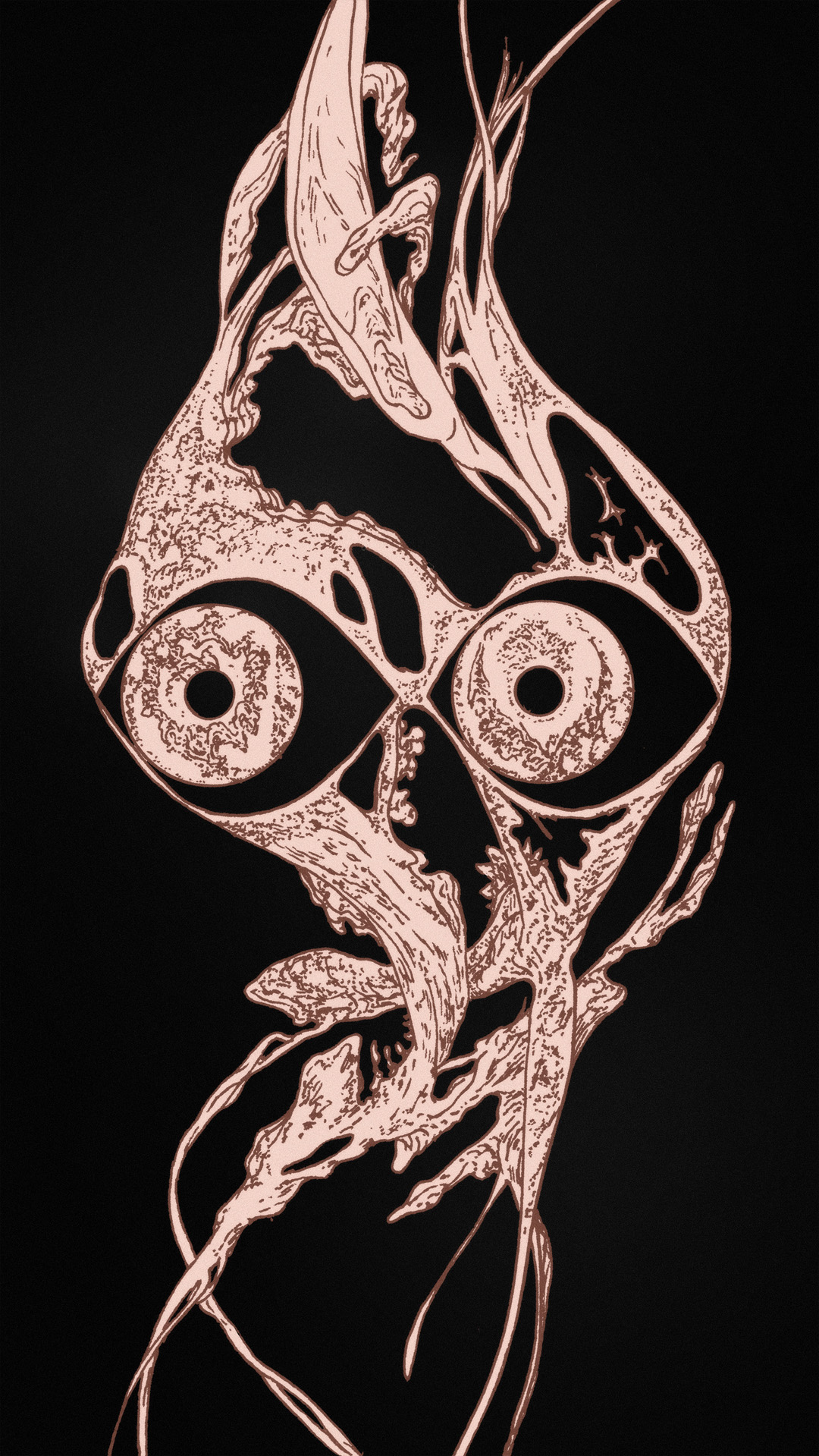 a page from FANA, original comic series, hand drawn illustration, ink on paper, 2d art, autobiography, FANA, rrfana, rr, Rita Rahimi, Ramin Rahimi,  کتاب مصور فنا ، ریتا رحیمی ، رامین رحیمی 
