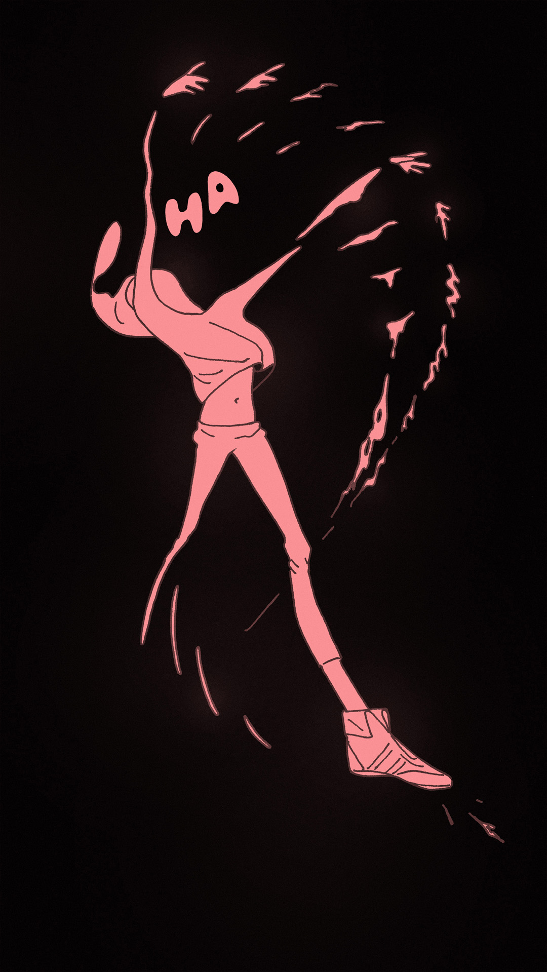 a page from FANA, original comic series, hand drawn illustration, ink on paper, 2d art, autobiography, FANA, rrfana, rr, Rita Rahimi, Ramin Rahimi,  کتاب مصور فنا ، ریتا رحیمی ، رامین رحیمی 
