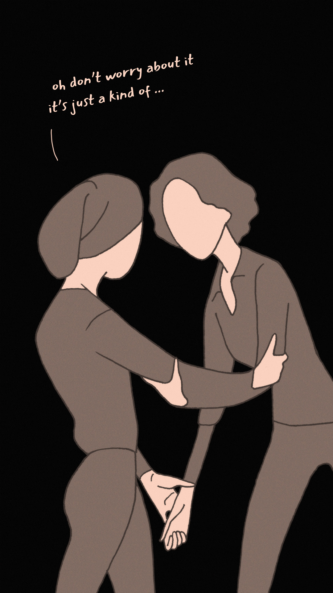 a page from FANA, original comic series, hand drawn illustration, ink on paper, 2d art, autobiography, FANA, rrfana, rr, Rita Rahimi, Ramin Rahimi,  کتاب مصور فنا ، ریتا رحیمی ، رامین رحیمی 
