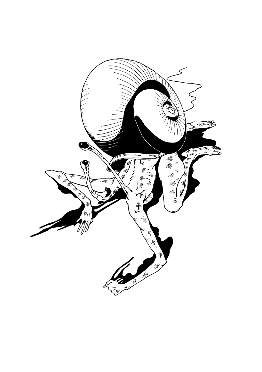 a page from GOON, original artist book, hand drawn illustration, ink on paper, 2d art, independent, FANA, rrfana, rr, Rita Rahimi , ریتا رحیمی ، Ramin Rahimi, کتاب مصور گون , رامین رحیمی