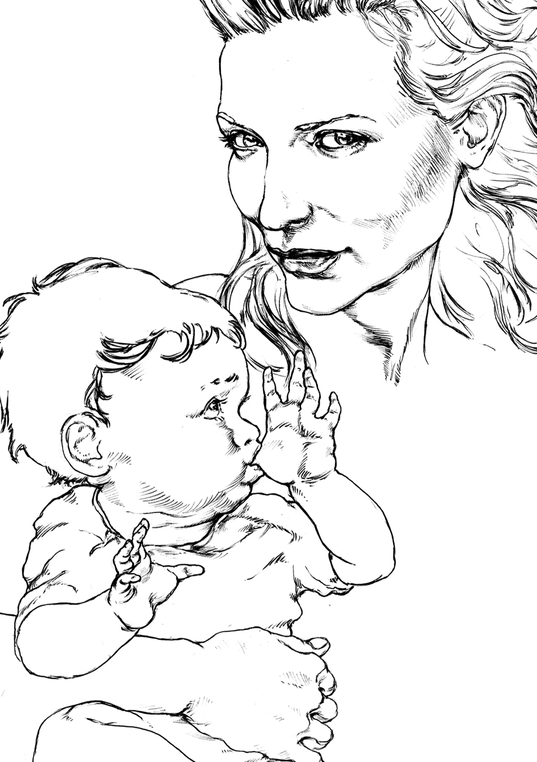 a page from GOON, original artist book, hand drawn illustration, ink on paper, 2d art, independent, FANA, rrfana, rr, Rita Rahimi , ریتا رحیمی ، Ramin Rahimi, کتاب مصور گون , رامین رحیمی